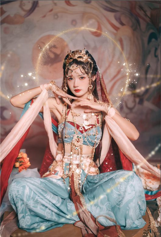 兔子Zzz不吃胡萝卜 cos作品飞天画境鉴赏