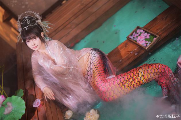 河豚抚子美图鉴赏，宝藏女孩cos作品鉴赏
