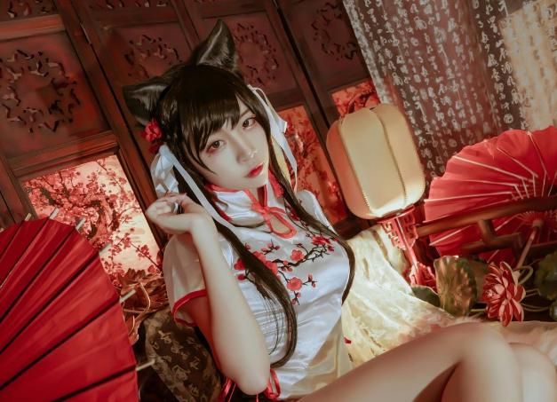 二佐Nisa cos碧蓝航线爱宕作品鉴赏