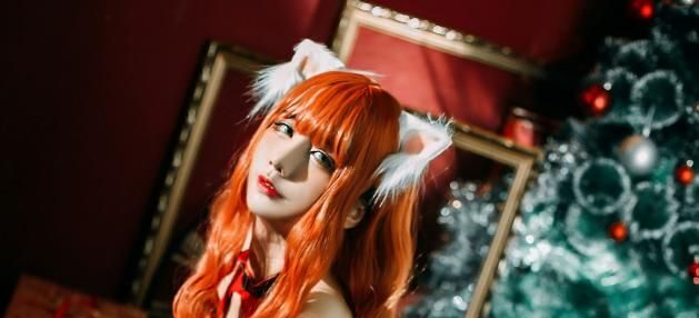 九曲Jean cos作品葛饰北斋阿荣和白枪呆兔女郎鉴赏