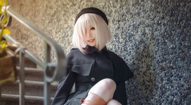 yuuuzu_柚少女前线和和玛修·基列莱特cos作品鉴赏