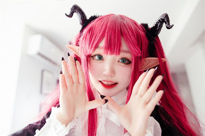 神沢永莉cos作品梦魅魔利兹，可爱爆表